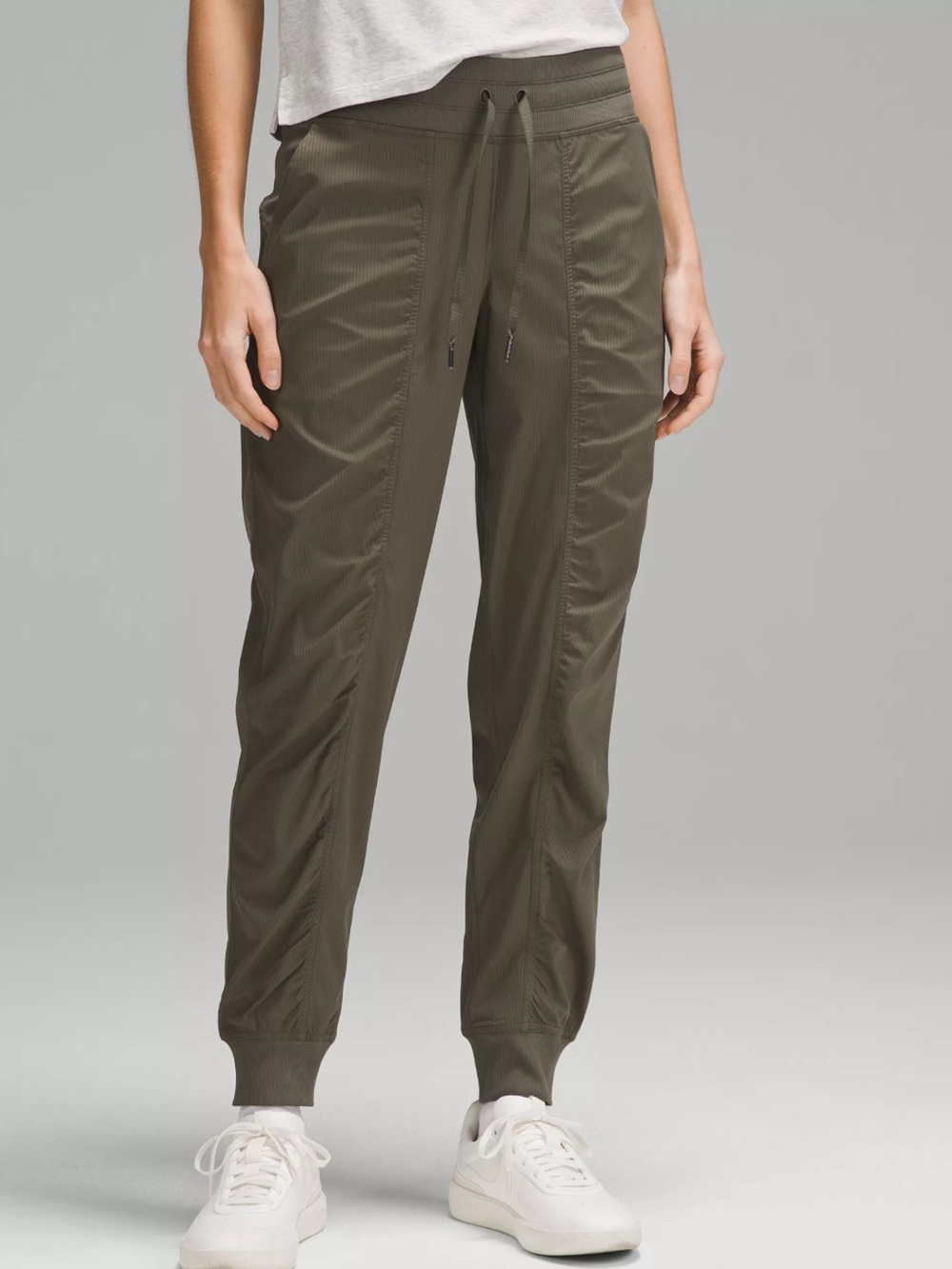 Lululemon Olive Green Mid-Rise Dance Studio Pants